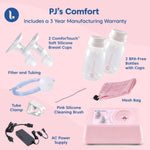 Limerick PJ's Comfort Electric Breast Pump, Hospital Grade Compression & Vaccum Technology, Dual Soft Silicone Breast Cups 63164132
