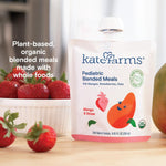 Kate Farms Organic Pediatric Blended Meal, Multiple Flavors, 8G Protein, Organic Whole Foods, Oral or Tube Feed Nutrition, Gluten Free and Non-GMO, 8.45 FL Oz, Pack of 12 or 1 Each 10189764 56654881