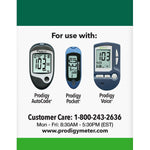 PRODIGY Glucose Monitor Kit with AutoCode Talking Meter, 100ct Test Strips, Lancing Device, 10ct Lancets 85166375