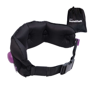 Cabeau Incredi-Belt Inflatable Lumbar Support Belt for Back Pain, One Size, Black 73601642
