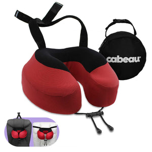 Cabeau Evolution S3 Memory Foam Travel Neck Pillow with Seat Strap, One Size 68099030
