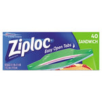 Ziploc Reclosable Bag, Plastic, Clear, Zipper Closure, Multiple Sizes 97969847