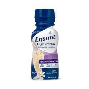 Ensure Ready-to-Drink High Protein Therapeutic Nutrition Vanilla Shake 8 oz Bottle One count 62018702