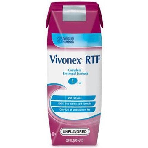 Vivonex RTF Elemental Diet Unflavored Liquid 8 oz. Can, Case of 24 68213352