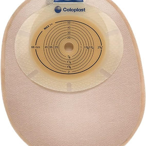 COLOPLAST SenSura Ostomy Pouch, One-Piece System 3/8 to 3 Inch Stoma, Closed End, Non Convex, Trim To Fit, Box of 30 82738154