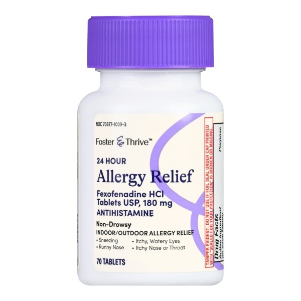 Foster & Thrive Allergy Relief Minitabs, 25 mg Strength, Box of 24 20099804