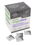 SimplyThick Easy Mix Food and Beverage Thickener 4 oz. Individual Packet Unflavored Gel, Slightly Thick, Box of 300 31951396