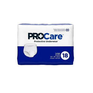 ProCare CRU-513 Protective Underwear Pack of 18 54802521