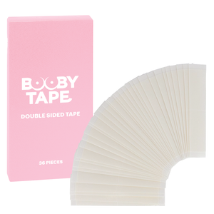 Booby Tape Double-Sided Transparent Fashion Tape for Body & Clothing, All Day Hold, 36 Strips (Pack of 1) 19034953