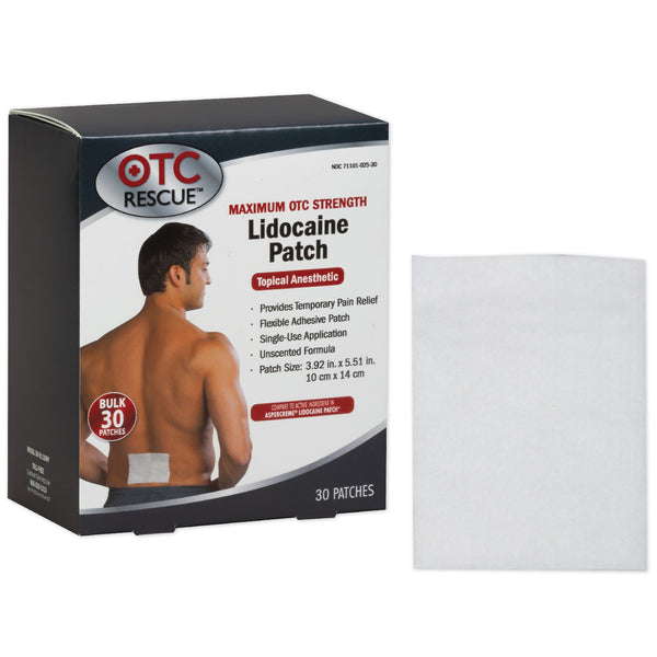 OTC Rescue Lidocaine Topical Pain Relief Patch 99963625 50550886