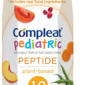Compleat Pediatric Peptide 1.0 Pediatric Tube Feeding Formula, 250 mL Reclosable Carton, Vegetable / Fruit Medley Flavor 10441679 55886841