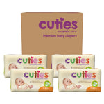 Cuties Complete Care Diapers, Skin Smart, Absorbent, Hypoallergenic, Flexible and Secure Tabs, Comes in Multiple Sizes 14342575