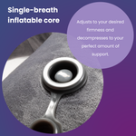 Cabeau AirTNE Inflatable Travel Neck Pillow, Lightweight, One Size, Multiple Colors 79738715