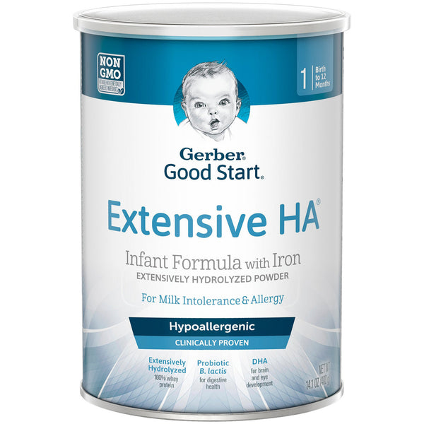 Gerber Extensive HA Infant Formula 14.1 oz. Can Powder, Case of 6 62599146