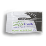 SimplyThick Easy Mix Food and Beverage Thickener 4 oz. Individual Packet Unflavored Gel, Slightly Thick, Box of 300 31951396