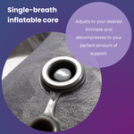 Cabeau AirTNE Inflatable Travel Neck Pillow, Lightweight, One Size, Multiple Colors 19447871