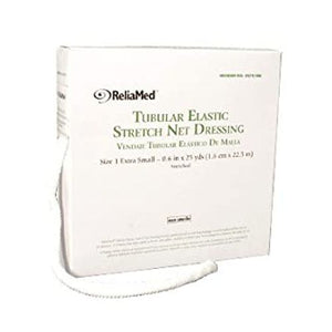 ReliaMed Non-Sterile Latex Tubular Elastic Stretch Net Dressing for Chest, Back, Perineum and Axilla, Large 30" - 36" x 25 yds, 1 Count 91105590