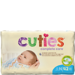 Cuties Complete Care Diapers, Skin Smart, Absorbent, Hypoallergenic, Flexible and Secure Tabs, Comes in Multiple Sizes 18820638