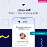 Koko Genetics Advanced DNA Test for Dogs, Analyzes & Identifies 400+ Breeds, Ancestry, Offers 175+ Genetic Health and Traits Reports, Lifetime Updates Included