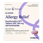 Foster & Thrive Allergy Relief Minitabs, 25 mg Strength, Box of 24 20099804