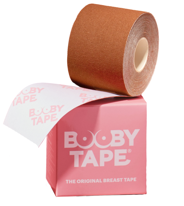 Booby Tape Original Boob Tape for Instant Breast Lift and Bra, Small and Large Busts, Latex-Free, Hypoallergenic Adhesive Tape, Holds up to 6 hours, Multiple Ways to Wear, 5 Meters, Multiple Colors, 1 Count 33344166