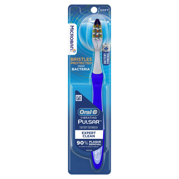 Oral-B Vibrating Pulsar Battery Toothbrush with Microban, Soft 64453746