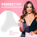 Booby Tape Anti-Wrinkle Silicone Chest Pad, Medical Grade, Reusable Overnight Skin Treatment, 1 Count 73067644