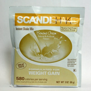 Scandishake Oral Supplement, Banana Cream, 3 oz. Individual Packet, Powder, Box of 4 52057378