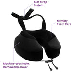 Cabeau Evolution S3 Memory Foam Travel Neck Pillow with Seat Strap, One Size 42985182