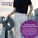 Cabeau Evolution S3 Memory Foam Travel Neck Pillow with Seat Strap, One Size 91685966