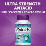 Rolaids Ultra Strength Antacid/Calcium Magnesium Supplement, Mint, 72 Tablet Bottle 19735959