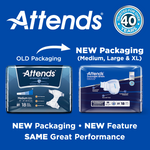 Attends Extended Wear Overnight Briefs, Heavy Absorbency, White 39620590 31440429 83327603 45376900 11308667 36171417