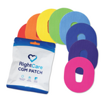 RightCare CGM Adhesive Patch made Waterproof Adhesive Medical Tape, Dexcom 6, Multicolor, Bag of 25 55257767
