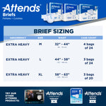 Attends Brief, Extra Heavy Absorbency 32829385