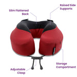 Cabeau Evolution S3 Memory Foam Travel Neck Pillow with Seat Strap, One Size 68099030