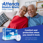 Attends Stretch Brief, Ultimate Absorbency 83481720 56231780