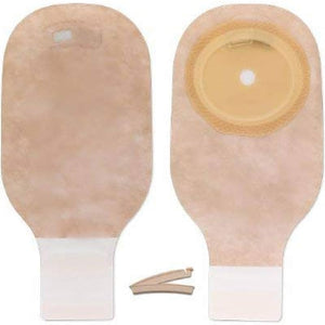 Premier One-Piece Drainable Pouch, Up to 3" x 2-1/2" Cut-to-Fit Flat SoftFlex Skin Barrier, Filter, Integrated Closure, Box of 10 10135416