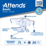 Attends Brief, Extra Heavy Absorbency 32829385