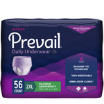 Prevail Incontinence Protective Underwear for Women, Maximum Absorbency, Pull On with Tear Away Seams 70978836