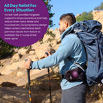 Cabeau Incredi-Belt Inflatable Lumbar Support Belt for Back Pain, One Size, Black 73601642