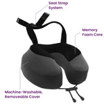 Cabeau Evolution S3 Memory Foam Travel Neck Pillow with Seat Strap, One Size 24076528