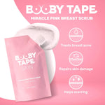 Booby Tape Miracle Pink Breast Scrub, Exfoliate & Cleanse Skin, Reduce Acne & Scarring, 52.9oz, 1 Count 46687792