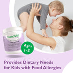 NanoVM Unflavored Pediatric Supplement, 275 Gram Jar Powder, 1 Each 88848575