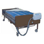 Medline Alternating Pressure Low Air Powered Mattress: 400 lbs Weight Capacity Blue 27484280