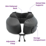 Cabeau Evolution S3 Memory Foam Travel Neck Pillow with Seat Strap, One Size 24076528