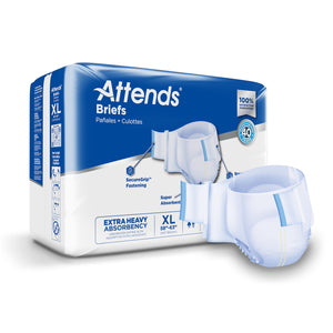 Attends Brief, Extra Heavy Absorbency 32829385
