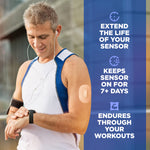 RightCare CGM Adhesive Patch made with KT Tape, Universal, Bag of 25 11699145