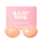 Booby Tape Silicone Breast Inserts, Reusable Push Up Breast Enhancer Pads for the Perfect Breast Lift and Cleavage, Latex-Free, A-F Cup Size, 1 Pair 55756756