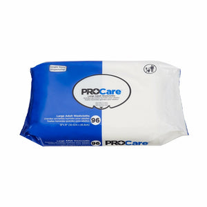 Procare Large Adult Washcloths, 12 x 8 Inch, Soft Pack, Single Pack or Case Quantities 92682569 63675581