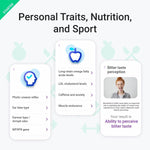 tellmeGen Starter DNA Test Kit with 90+ Ancestry, Traits and Fitness Reports, Personalized Genetic Reports and DNA Relative Connect with Lifetime Updates Included